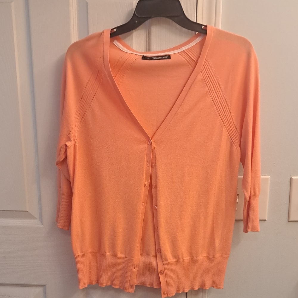 Maurices Coral Cardigan Sweater
